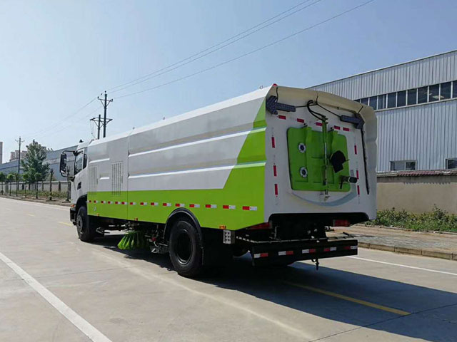 東風(fēng)天錦天然氣國(guó)六洗掃車(chē)圖片4