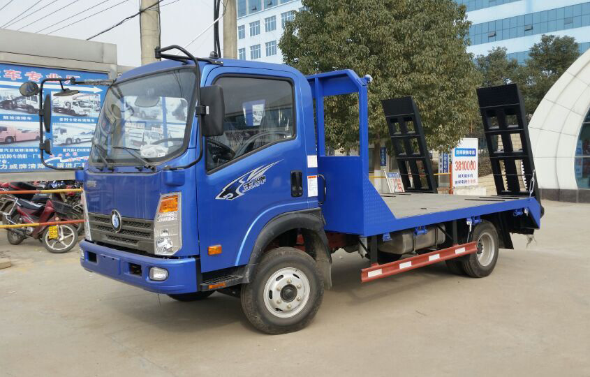 重汽王牌平板運輸車(藍牌)